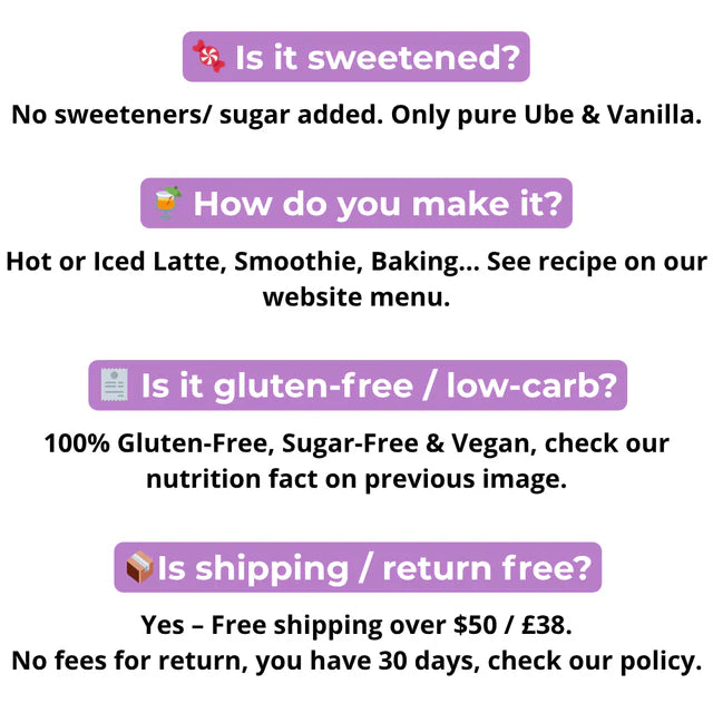 Natural Ube Powder
